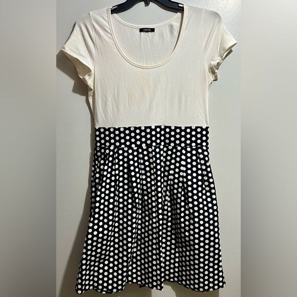 Rafaella Black and White Fit and Flare Dress Casual (306) - Picture 1 of 4